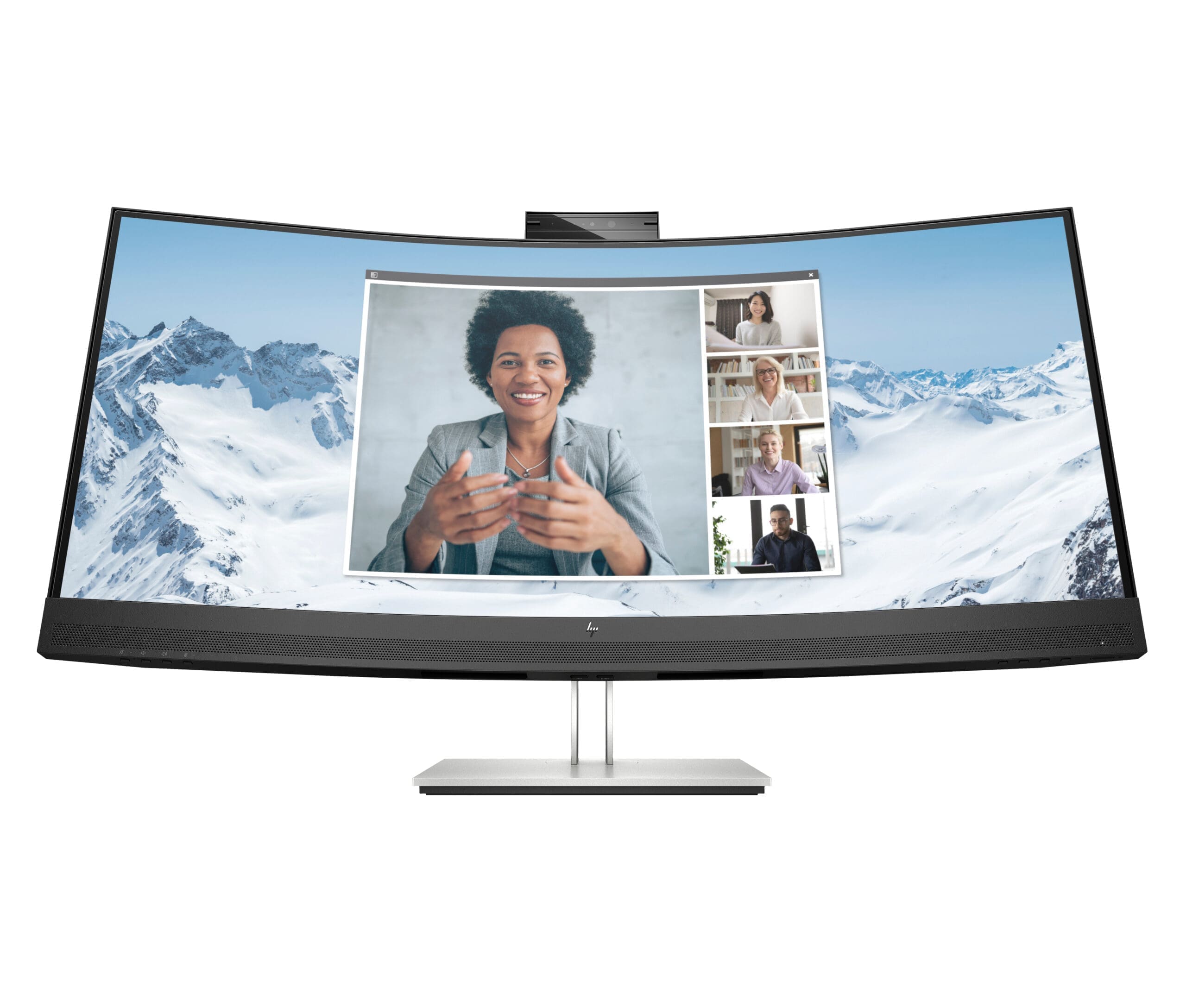 HP E34m G4 WQHD Curved USB-C Conferencing Monitor
