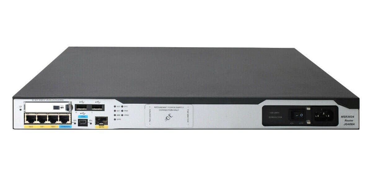 HPE FlexNetwork MSR3024 wired router Gigabit Ethernet Grey