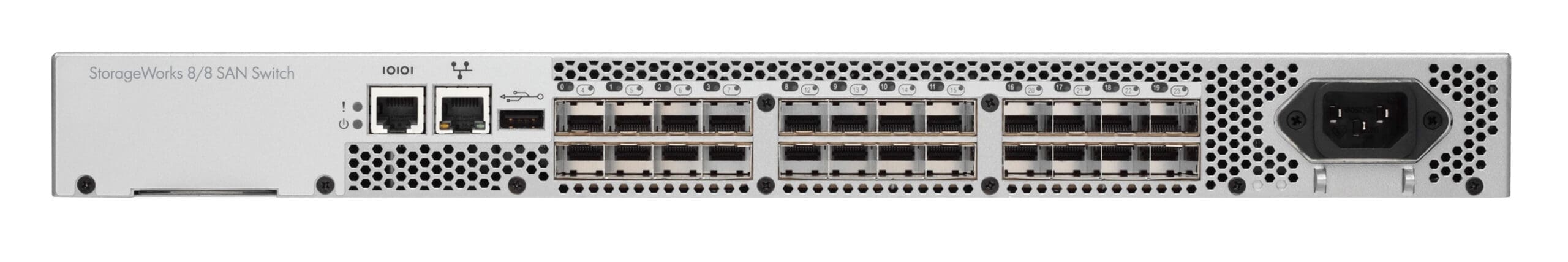 HPE 8/8 Base 8-port Enabled SAN Managed 1U Grey