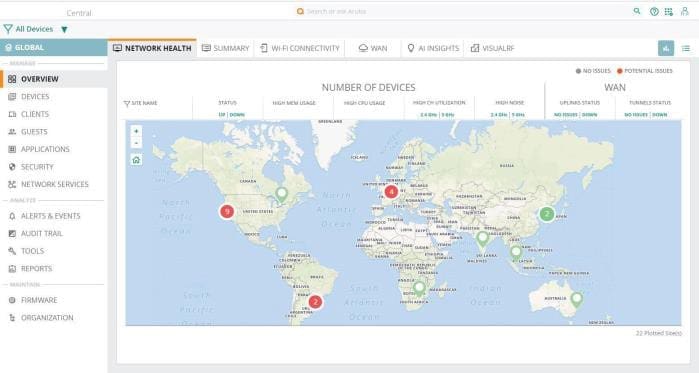 HPE Aruba Networking Central AP Advanced 5 year Subscription E-STU